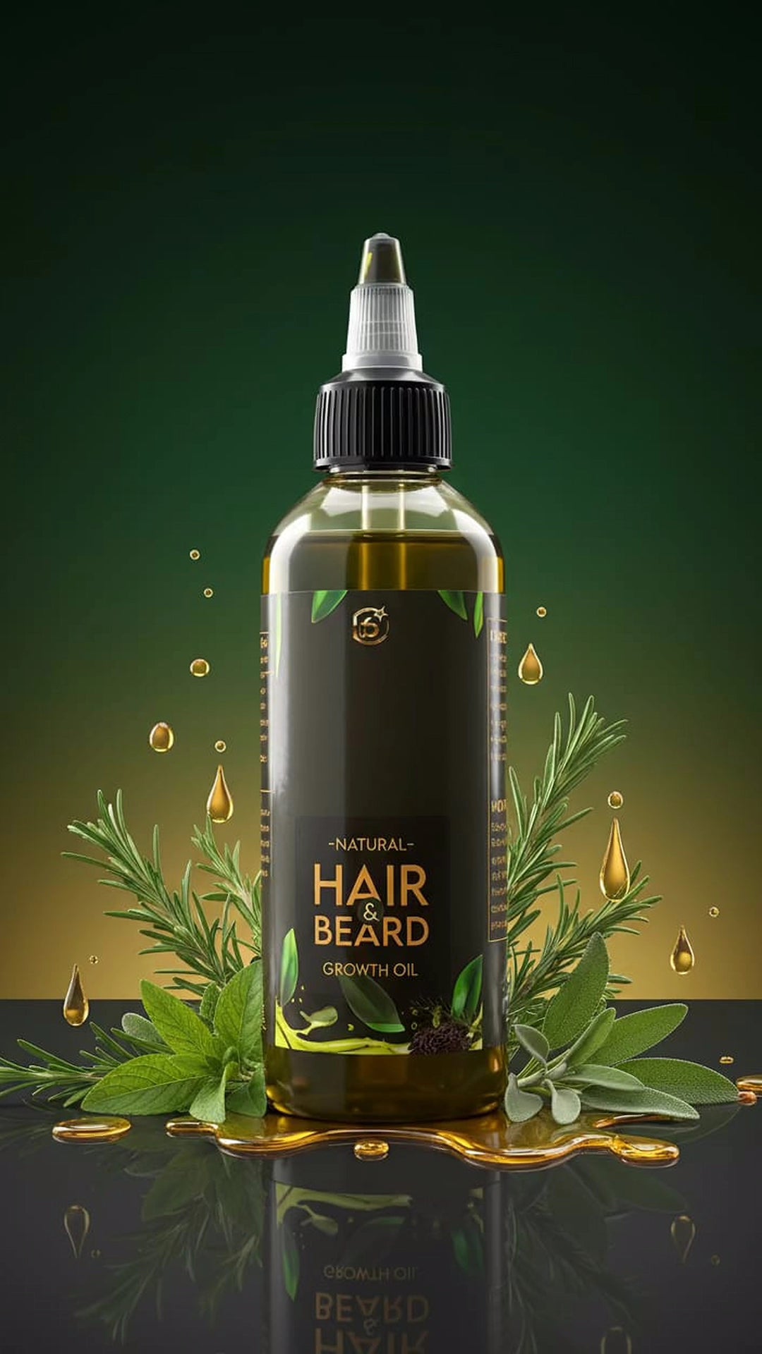 DKFB Hair & Beard Growth Oil 100ml for £13.50